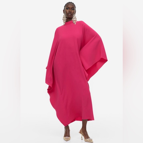 H&M Dresses Nwt Hm Satin Kaftan Pink Ramadan Modest Collection